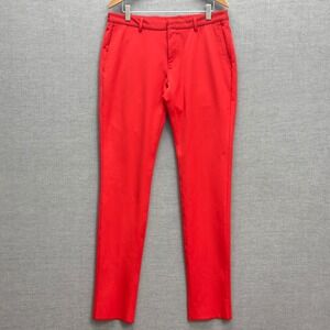Calvin Klein Collection Men's Red Dress Pants Unhemmed - Size 36, Made in Italy‎